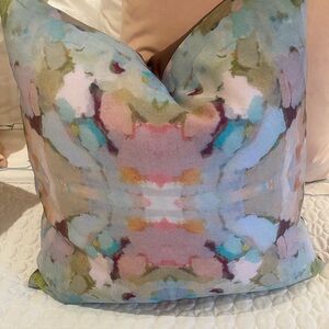 Laura Park inspired throw pillows. Set of 2. Beautiful print